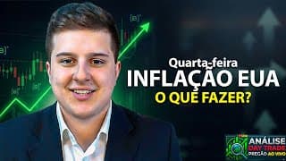 Hoje tem INFLAÇÃO EUA | Análise Day Trade Pregão ao VIVO