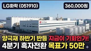 [LG화학] 43만원 찍고 36만원, 화학 대장의 바닥은 지났나 - 석유화학 흑자전환에 목표가 50만원, 지금이 분할 자리 #LG화학