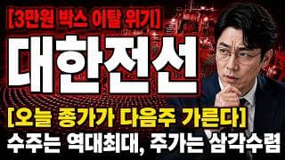 [대한전선 주가 전망] 대한전선 3만원 박스 이탈 위기? 오늘 종가가 다음주 가른다 #대한전선