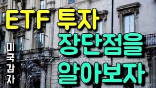 (★설명 '더보기' 꼭 읽어 주세요!) 개별주보다 ETF 투자시 장단점은 뭐가있을까?  - ETF 투자시 조심 해야 할 것은? [미국 주식]