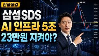 [삼성SDS 주가 전망] 삼성SDS AI 인프라 5조 투자, 23만원 지켜야 하나? #삼성SDS주가전망 #삼성SDS목표가 #삼성SDS