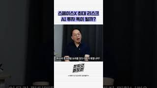 스페이스X 최대 리스크 AI 투자 독이 될까