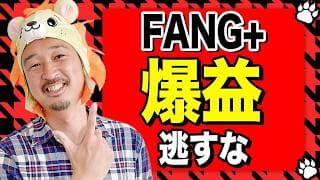 【警告】S&P500だけの人、FANG+の爆益相場を完全に逃しています！！！