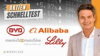 BYD & Alibaba: China-Wende? - Außerdem Eli Lilly + Mensch und Maschine
