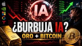 ¿BURBUJA EN LA IA? 🚨 Bitcoin, Oro y Tecnológicas en zona crítica
