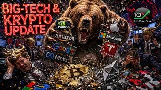 🚨 TECH CRASH – KAUFCHANCE ODER BÄRENMARKT VORAUS ⁉️💥 Nvidia Microsoft Bitcoin Ethereum Tesla & Co.