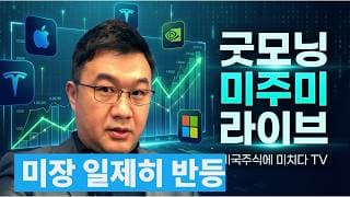 [굿모닝 미주미]  반도체 앞세우며 일제히 반등한 미국증시    #미주미 #이항영