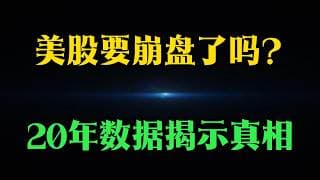 美股连续大跌要崩盘了吗？20年美股回测数据揭示美股发展真相#财经 #美股 #财商知识 #股票 #纳斯达克 #道琼斯 #标普500指数