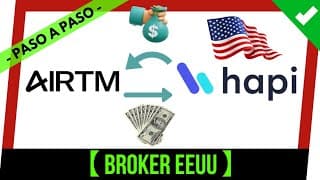 ✅ Cómo DEPOSITAR y RETIRAR de BROKER REGULADO en USA Facil y Rápido con Airtm ❓ (HAPI) ➕ TARJETA 💳