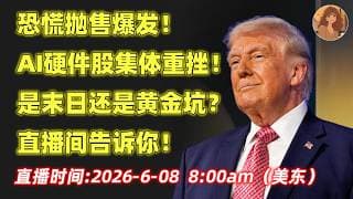 恐慌抛售爆发！AI硬件股集体重挫,是末日还是黄金坑？直播间告诉你！DELL.MU.SNDK.NVDA.MSFT.TSLA.MRVL.NBIS.CRWV.RKLB.META.AMZN.AMD#ai
