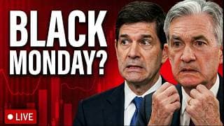 🔴BLACK MONDAY OR TRAP? BTC & GOLD CRASH, NASDAQ 30K! | LIVE TRADING