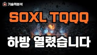SOXL TQQQ 테슬라 폭락 위험 어디까지? ｜미리 대응하세요!