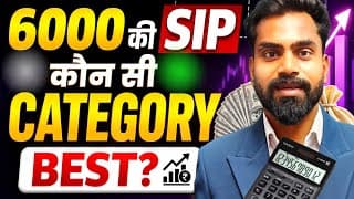 ₹6000 की SIP कौन सी Category Best है? | Best Mutual Funds For SIP