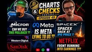 CHARTS AND CHECKS EPISODE 49: YOU HAVE TO KNOW THIS ABOUT MICRON, SANDISK, WD, META AND NETFLIX !!