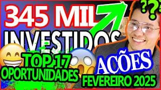 Meus Investimentos: AÇÕES PARA APOSENTAR | FEVEREIRO 2025 | 17 melhores ações e Fiis da bolsa