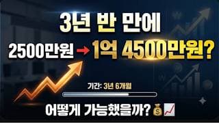 도대체 어떻게 가능했을까? "3년 반만에 2500만원이 1억 4500만원?"