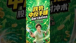 股票跌了，舍不得卖，怎么办，用对冲术｜股票下跌对冲术 #阿兰说美股 #炒股功夫 #Shorts