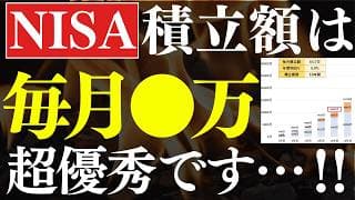 【年代・年収別】NISAの積立額は、毎月●万円やれば超優秀です…！年収300万～1000万＆20代～50代の平均額