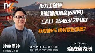 海力士破頂 港股追供應商(6809) CALL 29463/ 29480 壁仞抽8% 撈到要點部署?｜雷神 Vivian｜Tasty Warrants 2026-06-18