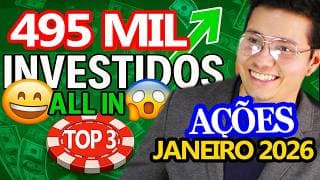 Meus Investimentos Ações para Aposentar 2026 | 3 melhores para investir hoje com lucros de 10 anos