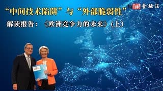 “中间技术陷阱”与“外部脆弱性”：解读《欧洲竞争力的未来》   马里奥.德拉吉 ｜ 欧洲央行 ｜欧盟 ｜生产力降低 ｜能源 ｜脆弱性 ｜安全 ｜国防 ｜ 能源   20250205金融汪