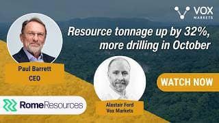 RMR: resource tonnage up by 32%, more drilling in October