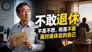 很多人不是不想退休，而是不敢面对退休后的自己 【高端思享】