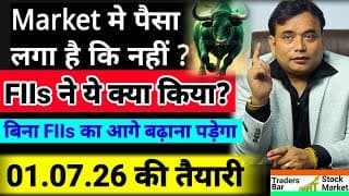 01.07.26 की तैयारी = 30.06.26 After Market ETF dly% position के साथ😎 #tbsm
