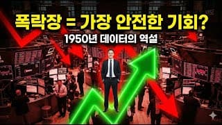 폭락장에 10년 보유 시 손실 0%? 데이터로 증명합니다 (승률 100%)