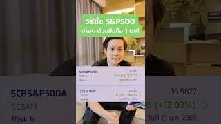 วิธีซื้อ S&P500 ง่ายๆ ด้วยมือถือ ใน 1 นาที #ลงทุนหุ้นอเมริกา #ซื้อกองทุน #หุ้นพอร์ตโต #ซื้อS&P500