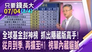 全球股市上半年漲跌幅觀大勢 沒AI就BI!全球整體基金Q2賺逾7成.才能擠進榜單?台股基金排行榜 竟找不到主動ETF?【20260704(第2/4段)只要錢長大*鄭明娟(朱岳中)】