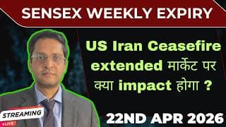 market analysis for 23rd april 2026|Sensex weekly expiry|Nifty|crude oil data|US iran news|banknifty