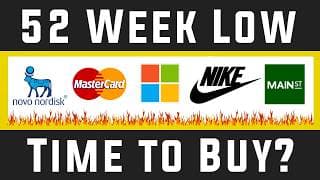 5 Dividend Stocks at a 52 Week Low!