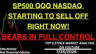 BEARS IN FULL CONTROL IN THE STOCK MARKET! HUGE SELLING COMING! - apple Tesla msft google amzn mu