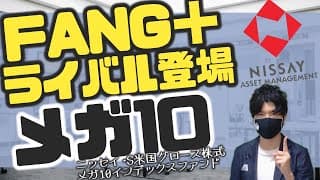 FANG＋のライバル登場ッ！【メガ10】ニッセイ・S米国グロース株式メガ10インデックスファンド！！