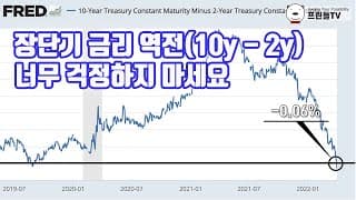 장단기 금리 역전 너무 걱정하지 마세요~!!!