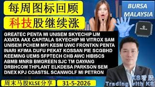 KS看股 - 每周图标回顾 - 31-5-2026💥科技股继续涨💥GREATEC PENTA MI UNISEM SKYECHIP IJM AXIATA AAX CAPITALA SKYECHIP