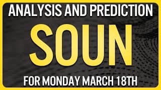 SoundHound AI Stock Analysis for Monday March 18th | SOUN Stock Analysis
