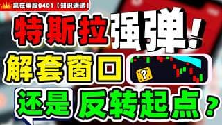 #股票|#Serena|#赢在美股|特斯拉强弹，解套窗口还是反转起点？#TSLA#GOOG#GLD#META