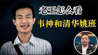 老王来了：老王谈韦神：天才还是废柴？智商高真的有用吗？清华姚班折腾20年培养了啥？国内全面捕杀百刀会切片贩卖，山河四省的大学没什么意义！蓝翔技校反而是不错的选择！