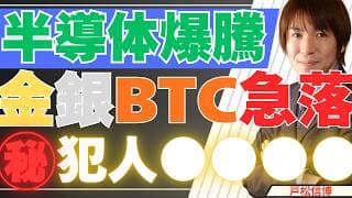 【6/19緊急】金・銀・ビットコインを急落させた犯人が判明！アップルCEOが悲鳴を上げる「半導体」「日本株」超絶爆騰の全貌