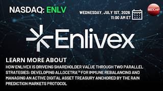 Join our live investor Q&A with Enlivex -  Live Now!