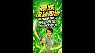 股市暴跌怎么办 #阿兰说美股 #炒股功夫 #Shorts