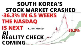 South Korea's Stock Market is CRASHING - The NASDAQ is Next - The AI Bubble Bursting