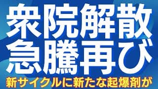 【解散総選挙であの急騰再来か】新サイクルで加速する日経平均・日本株の行方 上値目途 高値のタイミング #衆院選 #解散総選挙 #サナエノミクス #日経平均 #日本株 #株式投資 #選挙相場 #投資戦略
