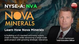 CEO Christopher Gertyson on Nova Minerals' (NVA) $43.4M DoW-Backed Antimony Push