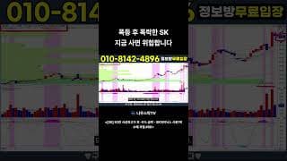 [SK] 폭등 후 폭락한 SK 지금 사면 위험합니다