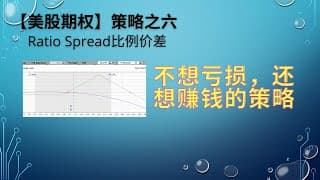 【美股期权】策略之六，Ratio Spread 比例价差