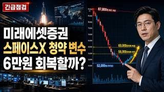 [미래에셋증권 주가 전망] 미래에셋증권 스페이스X 청약 변수, 6만원 회복할까? #미래에셋증권주가전망 #미래에셋증권목표가 #미래에셋증권