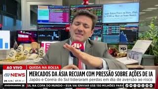 Volta da onda de vendas de tecnologia abala bolsas na Ásia e EUA: Pablo Spyer no Jornal da Manhã